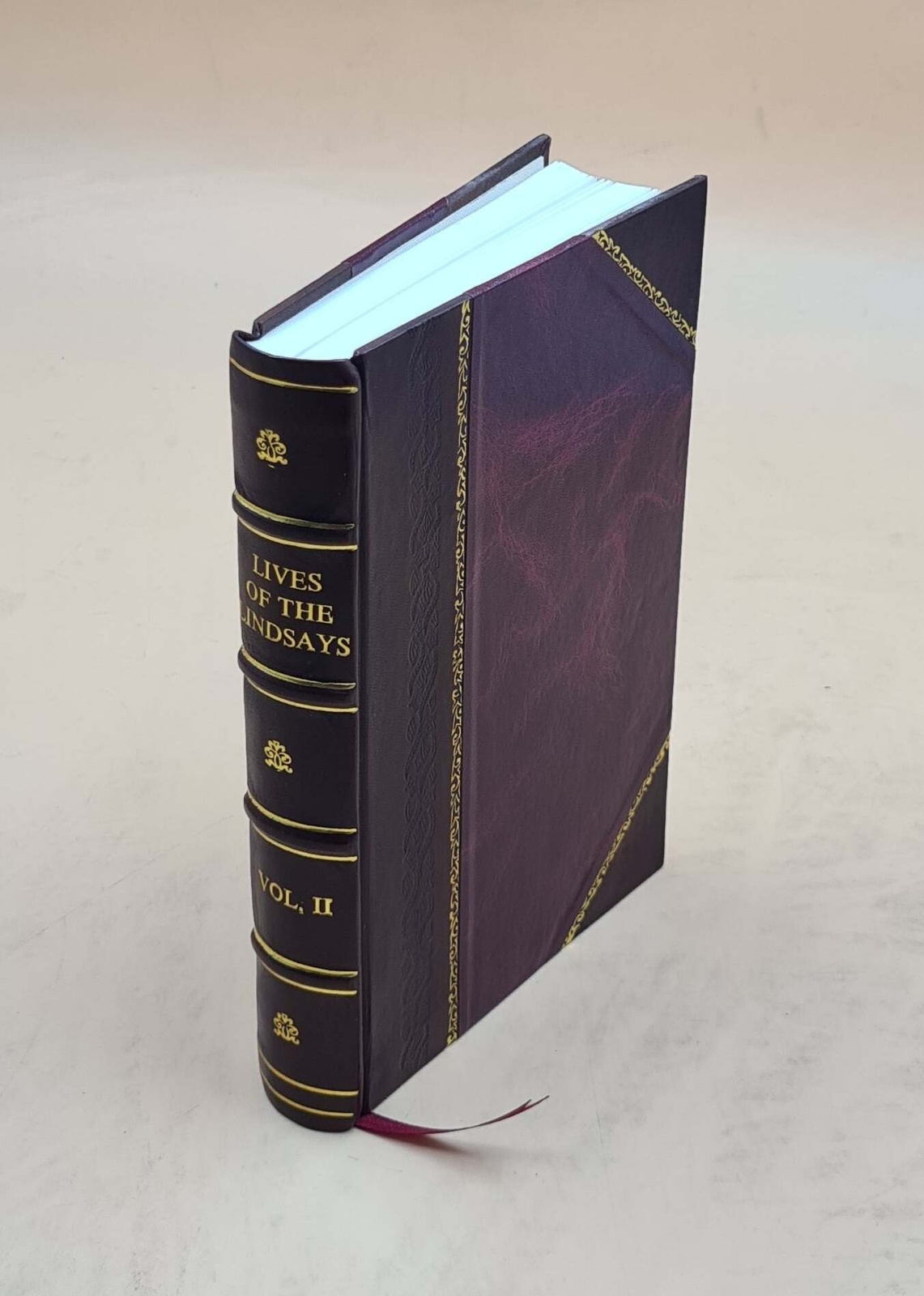 Lives of the Lindsays – Memoir of the Crawford Houses Leather Bound Edition