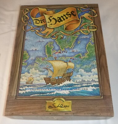 Laurin Verlag Boardgame Die Hanse German Edition in GOOD CONDITION
