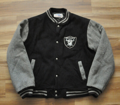 Oakland Raiders Chalkline Jacket Varsity Wool Spellout LA Vegas