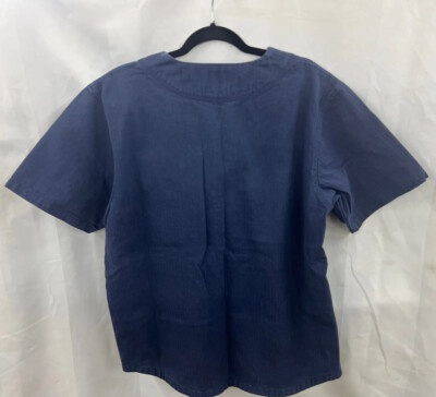 マカマカ STUSSY ステューシー　ネイビー ベースボールシャツ　L マカマカ STUSSY ステューシー ネイビー ベースボールシャツ L