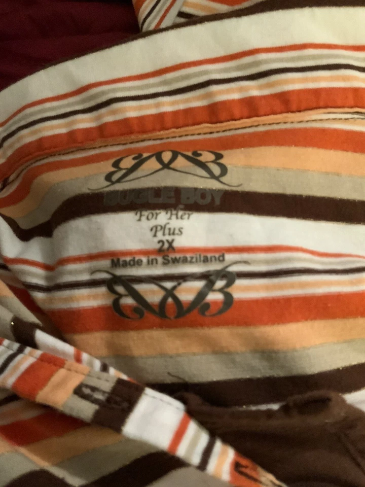 Bugle Boy For Her Plus Size 2X Top Shirt Long Sleave - Image 4 of 4