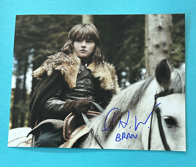 Isaac Hempstead Wright   -   Game of Thrones  -  signed, original Autogramm !!!