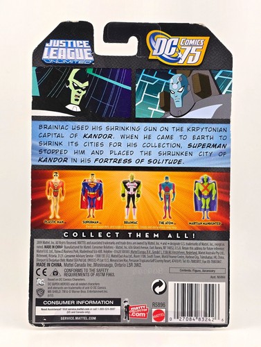 DC Universe Justice League Unlimited Brainiac Action Figure Mattel 2009 - Picture 2 of 6