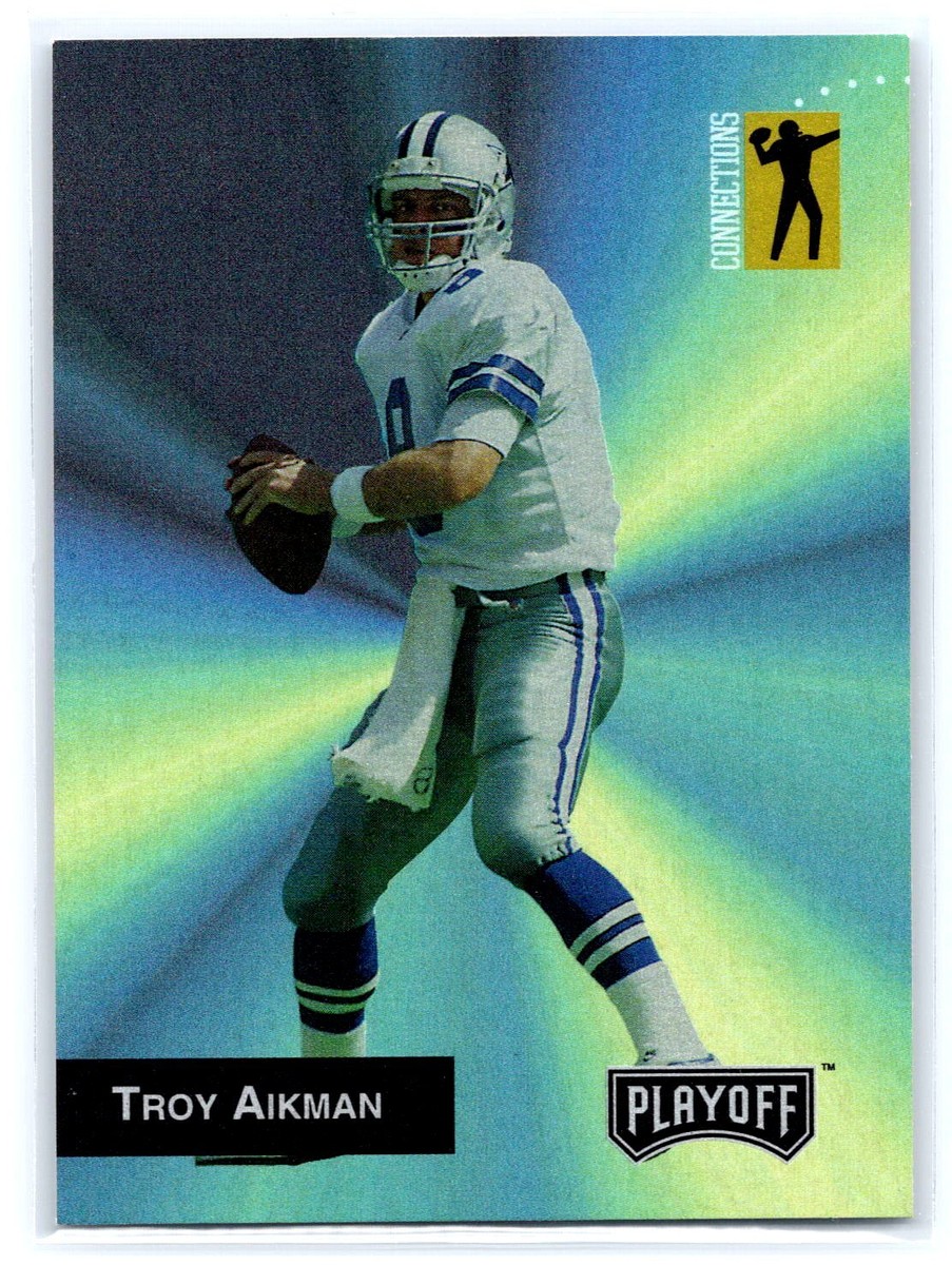 1993 Playoff Football #283 Troy Aikman PC Dallas Cowboys | eBay