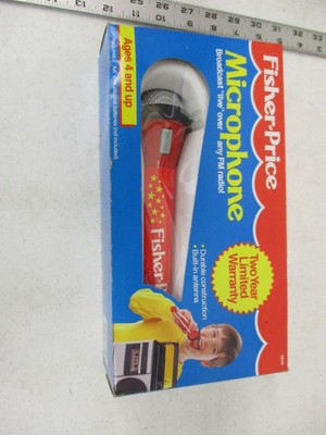 fisher price radio with microphone