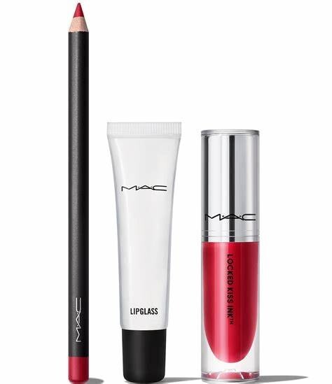 MAC Karen Lip Combo by @ILUVSARAHII 3pc Set: Pencil, Lipcolour