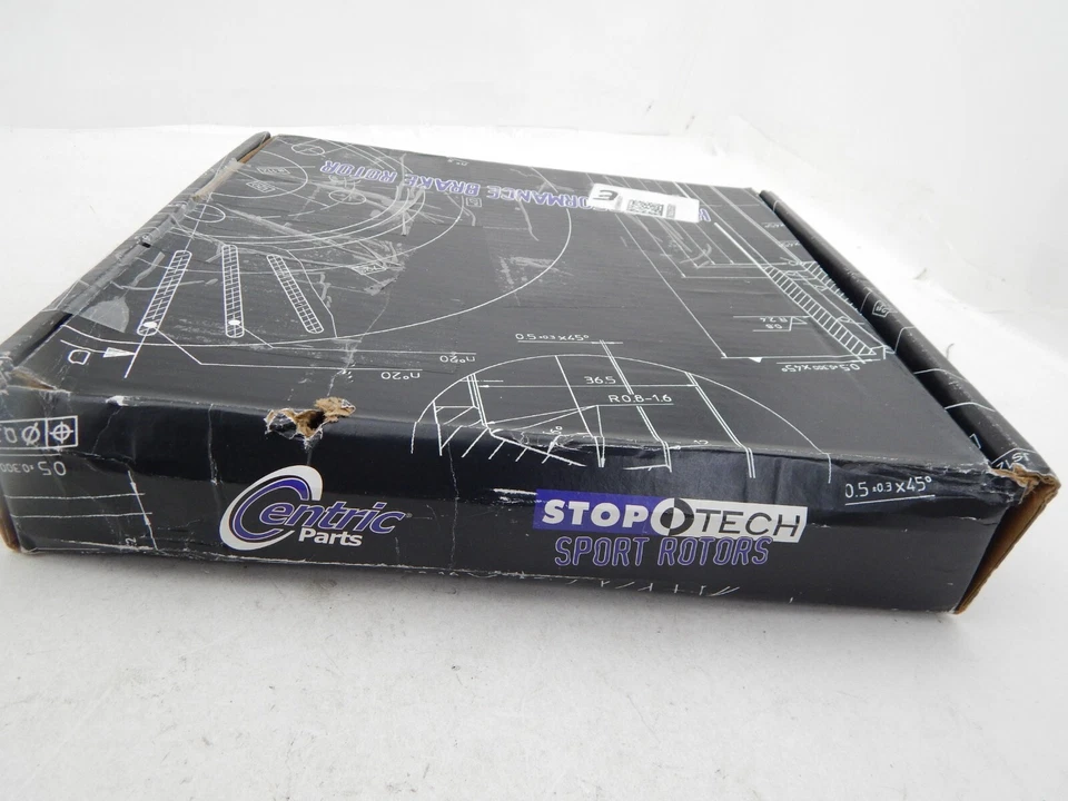 Stoptech 127.42100L para Infiniti G37/Nissan 370Z delantero ranurado y perforado Foto 4 de 4