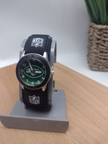 Montre jeunesse noire New York Jets NFL recrue - montre jeunesse garçon  - Photo 1 sur 5