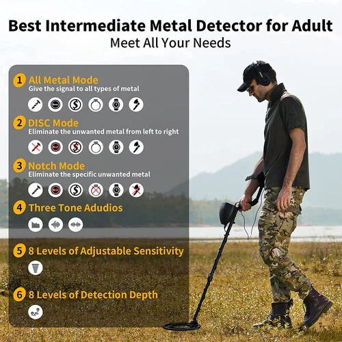400MM Deep Sensitive Metal Detector LCD Searching Gold Digger Treasure Hunter AU - Picture 5 of 14