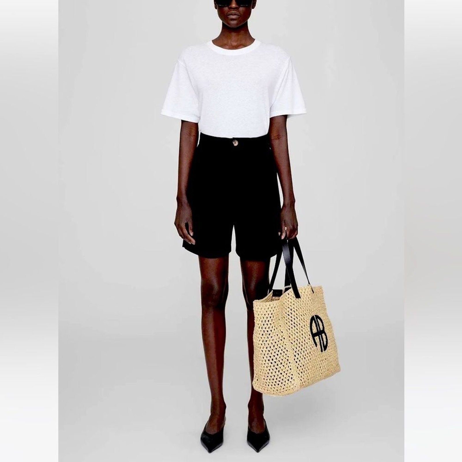 Anine Bing Carrie Black Short NWT