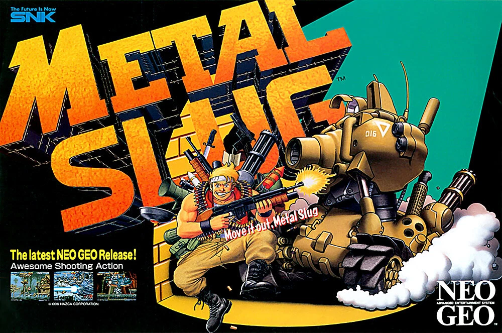 Metal Slug Original Playstation 2 Arcade Premium POSTER MADE IN USA - ARC040 Metal Slug Original Playstation 2 Arcade Premium POSTER MADE IN USA - ARC040