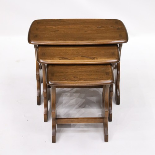 Ercol Nest of 3 Tables Model 498 Golden Dawn Finish FREE UK Delivery eBay
