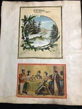 Victorian Trade cards Rumford Chemical Works, Dixon’s Stove Polish (6)