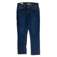 NWT Men's MEMBERS MARK Straight Fit Premium Med Wash Strech Denim Jeans 38X30