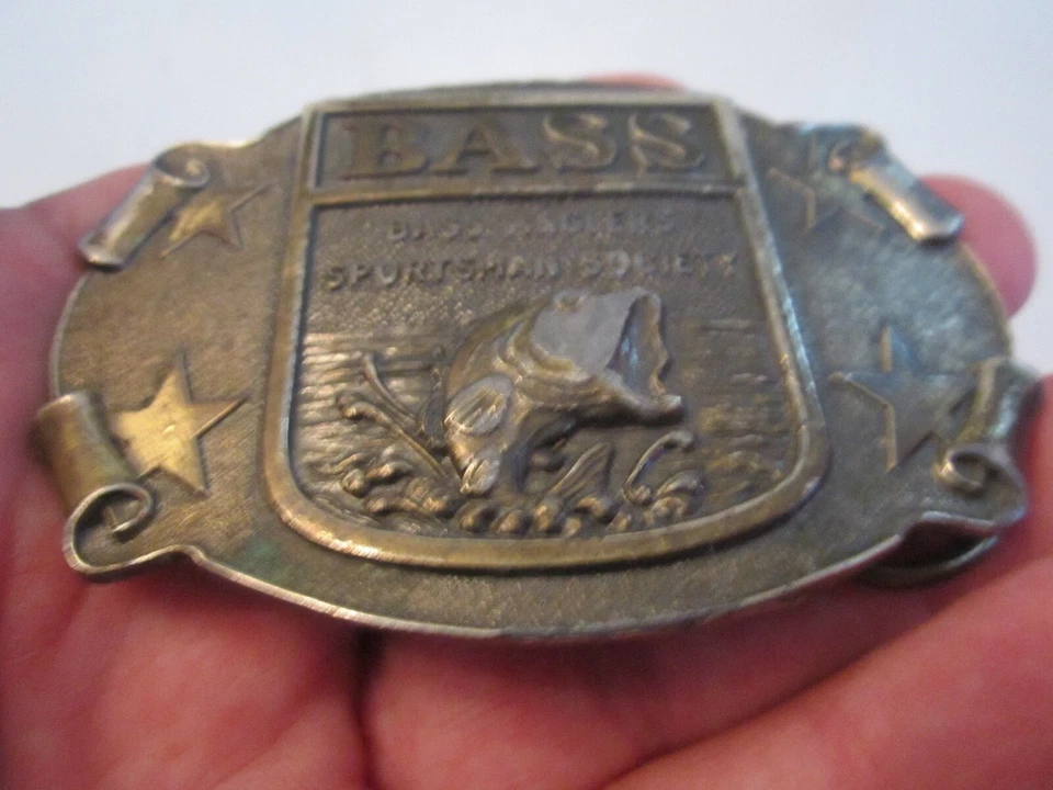 DE COLECCIÓN BASS PESGLER'S SPORTSMAN SOCIETY HEBILLA DE CINTURÓN - GW-14 Foto 2 de 3