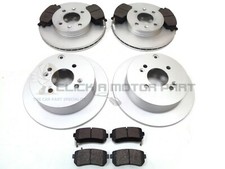 FRONT AND REAR BRAKE DISCS & PADS FOR KIA RIO MK2 1.4 1.5 CRDi 1.6 SPORT 05-11