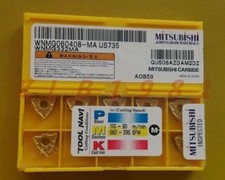 10Pcs NEW- Mitsubishi CNC blade WNMG060408-MA...