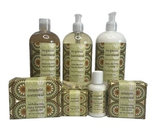 Greenwich Bay Trading Co Organic Oatmeal Lotion, Hand Soap, Body Wash, Soaps