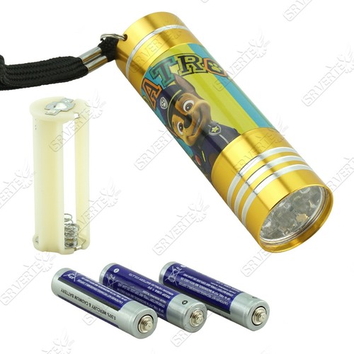 Kids Licensed Disney Cartoons Aluminium 9 LED Torch Light Boys Xmas Gift 8.7cm - Picture 278 of 302
