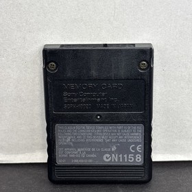 Sony Playstation 2 PS2 Official OEM Memory Card Black SCPH-10020