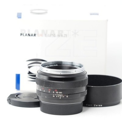 Carl Zeiss Planar T* 50mm F/1.4 ZE (Canon EF mount) [Exc+] US Stock