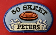 70S REMINGTON GUN RIFLE 50 PETERS SKEET HUNTING HUNTER SHOOTING PATCH CREST