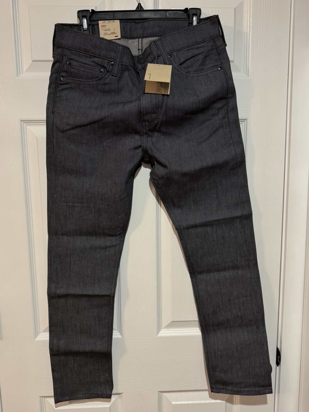 NWT Levi’s 510 Gray skinny mens jean size 33x30 thumbnail 2