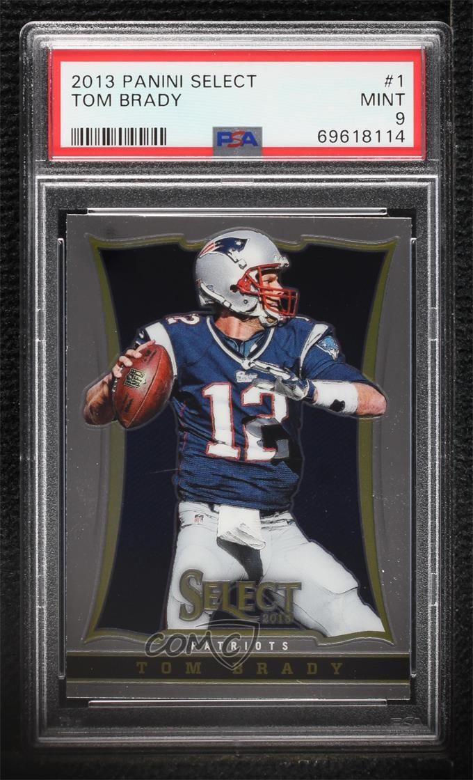 2013 Panini Select Tom Brady #1 PSA 9 MINT 0k10