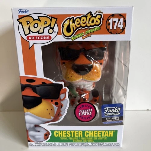 Funko Pop! Ad Icons Chester Cheetah Vinyl Figure Flocked Chase Variant