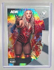 Julia Hart 2025 Skybox Metal Universe AEW Wrestling #EX-56 e-X Century