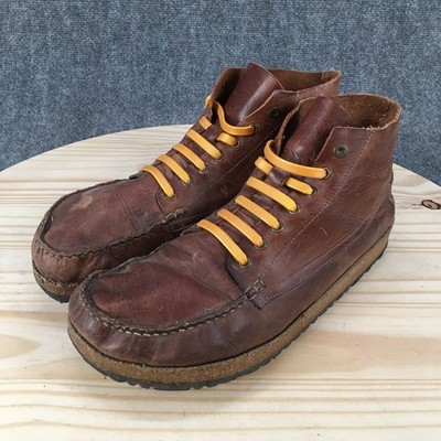 Birkenstock Boots Mens 46 Marton Lace Up Moc Toe Ankle Boot 