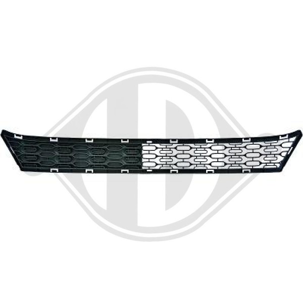 Diederichs LüFtungsgitter StoßFäNger Unten FüR Peugeot 107 4211244-image