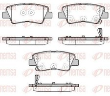 REMSA Bremsbeläge Satz Hinten Bremsklötze für HYUNDAI i10 (IA) für KIA CARENS IV