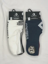 NEW Men Lot of 2 Converse Chuck Taylor Half Cushion Ultra Low Socks 6 Pairs 6-12