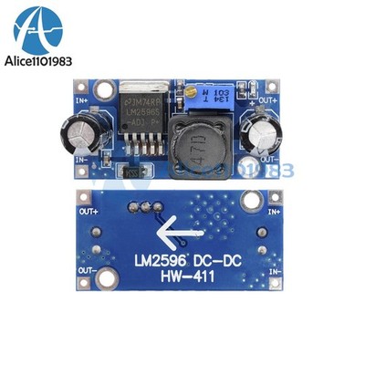 DC-DC   Converter Step Down Module LM2596 Power Supply Output 1.23V-30V *vv