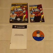 Sims Bustin' Out (Nintendo GameCube, 2003) Tested CIB Clean Disc! Tested