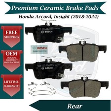 Bosch OEM Rear Ceramic Brake Pads Kit For 2018-2024 Honda Accord / Insight
