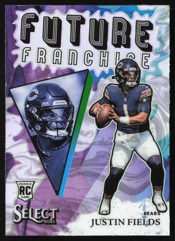 2021 Panini Select Future Franchise Justin Fields Rookie SSP #FFR-8 GS1