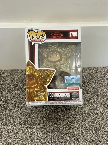 Funko POP! Stranger Things Gold Demogorgon • Limited Edition Collectible • NEW