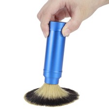 Men Beard Brush Travel Facial Cleaning Foaming Shaving Brush Grooming Tool