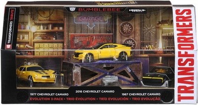 TAKARA TOMY Transformers TLK-EX Bumblebee Evolution 3-Pack