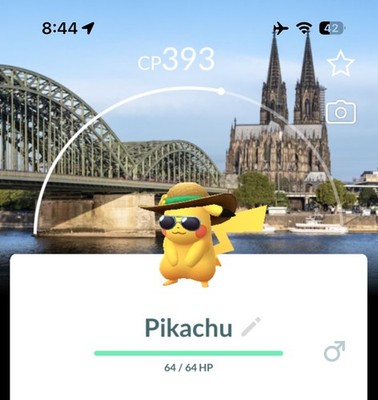 Road Trip Köln, Deutschland BG Pikachu - Pokémon Tradé GO