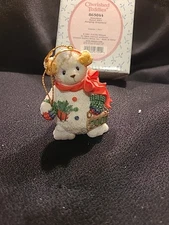 Cherished Teddies Snowbear Hanging Ornament 865044 2001 Priscilla Hillman