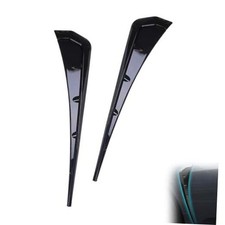 2PCS Car Fender Side Vents, ABS Spoiler Body Fender Cover, Fenders Air Intake