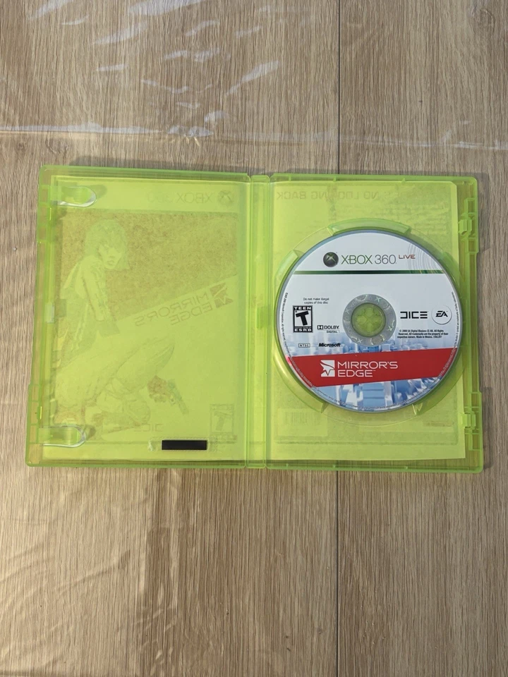 MIRROR'S EDGE MICROSOFT XBOX 360 VIDEO GAME IN CASE NO MANUAL - Image 4 of 4