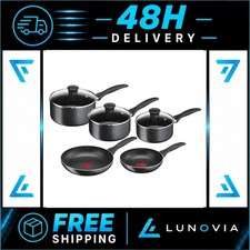 Lot de 5 casseroles et poêles antiadhésives en pierre Tefal Origins