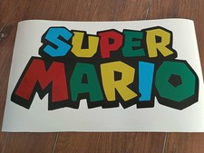 Super Mario Character's Vinyl Wall Decal Stickers Kids Bedroom