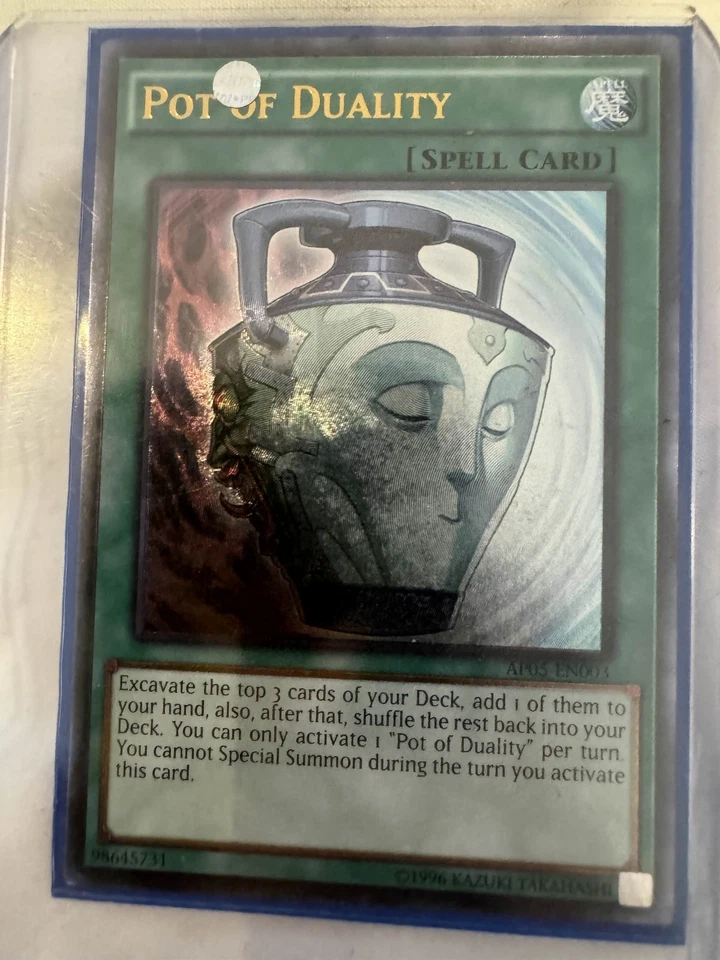Pot of Duality Ultimate Rare AP05-EN003 Yugioh! NM! - Image 2 of 2