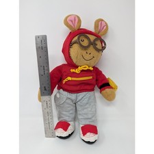 Playskool Arthur Plush 14 Stuffed Animal Plush Toy PBS Kids 90s Aardvark Red