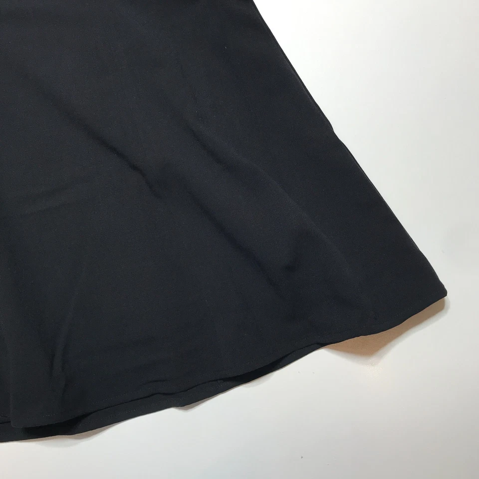 Женская трапециевидная расклешенная юбка Camille La Vie 10 эластичная однотонная черная стильная незаменимая - Изображение 4 из 4